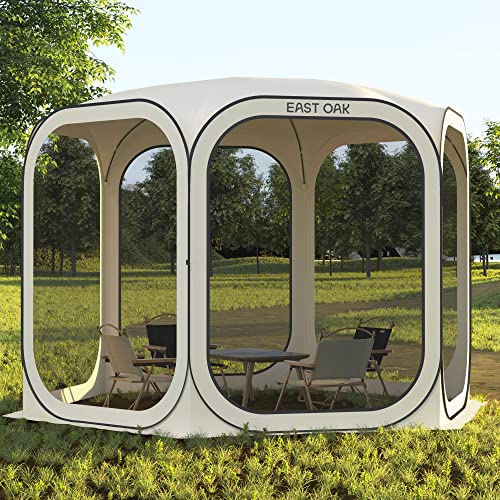 Pop-Up Screen House Tent 10 x 10 FT with Carry Bag F4357