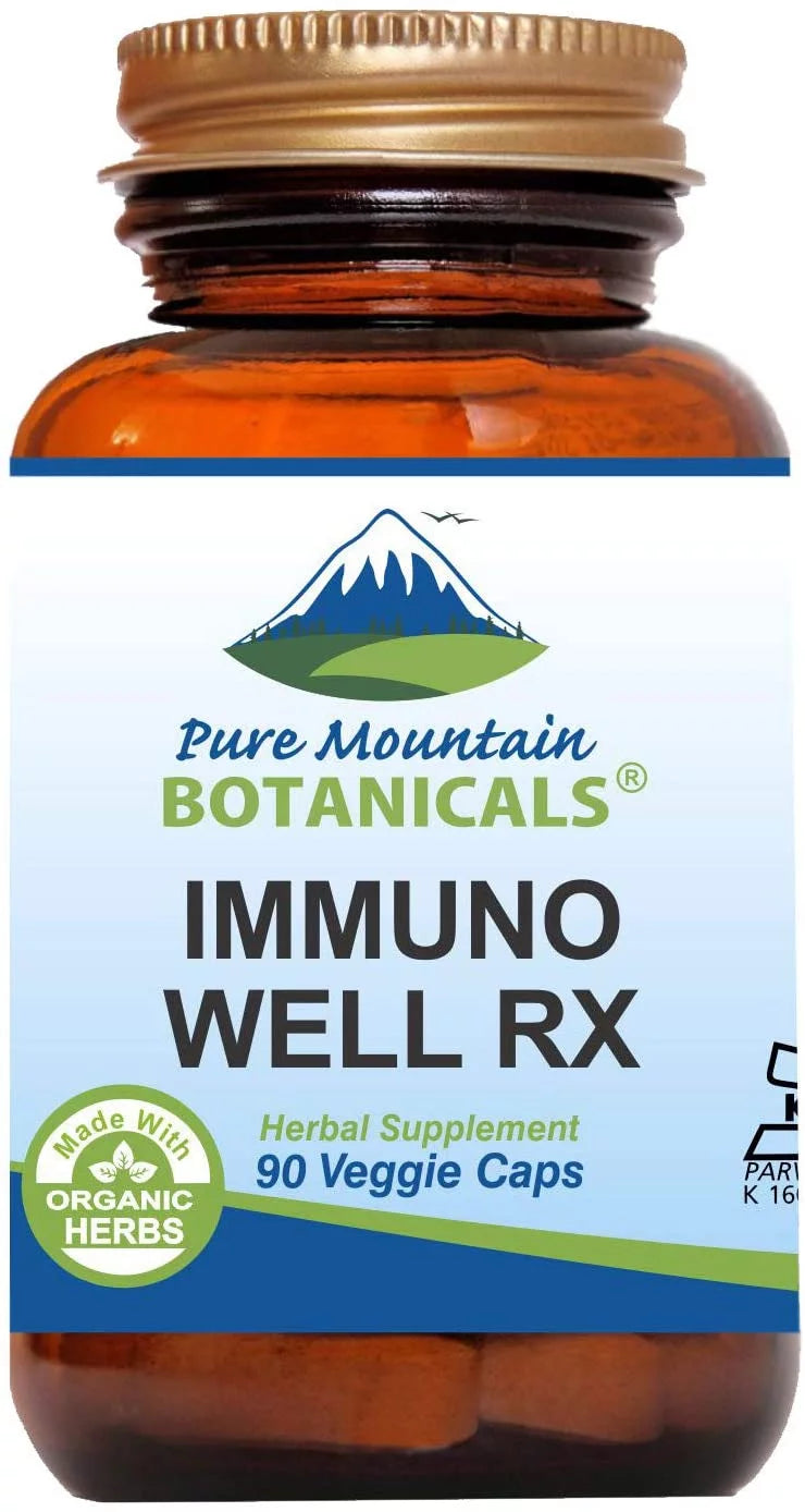 Kosher Vegan Immune Support Supplement with Organic Astragalus Echinacea 90 Caps F8471