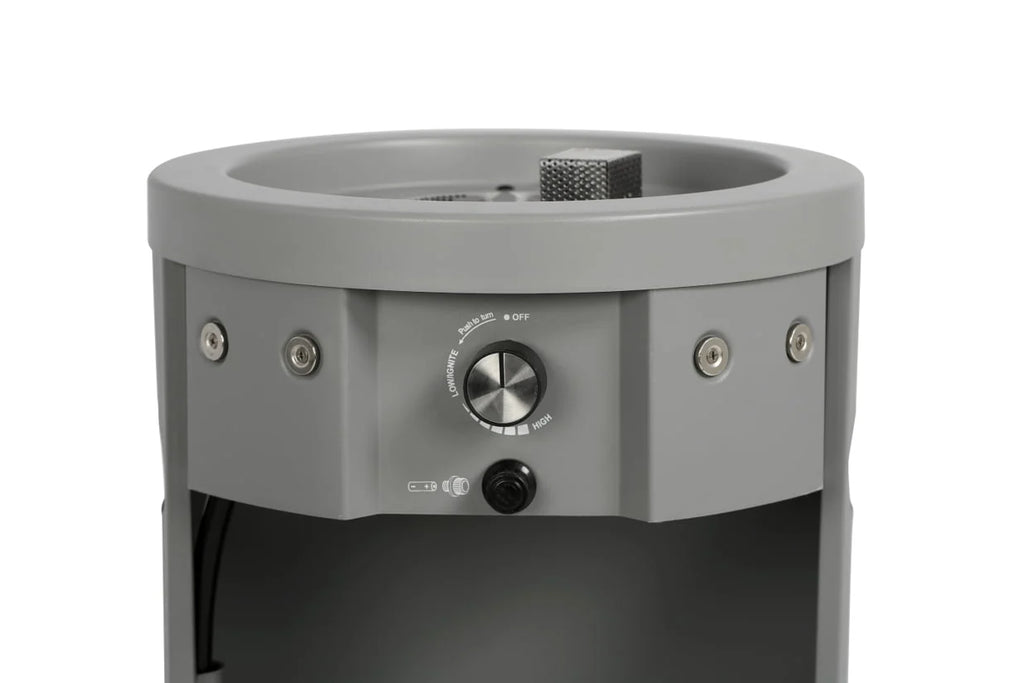 28-inch Propane Gas Outdoor Fire Pit, Matte Black D293679