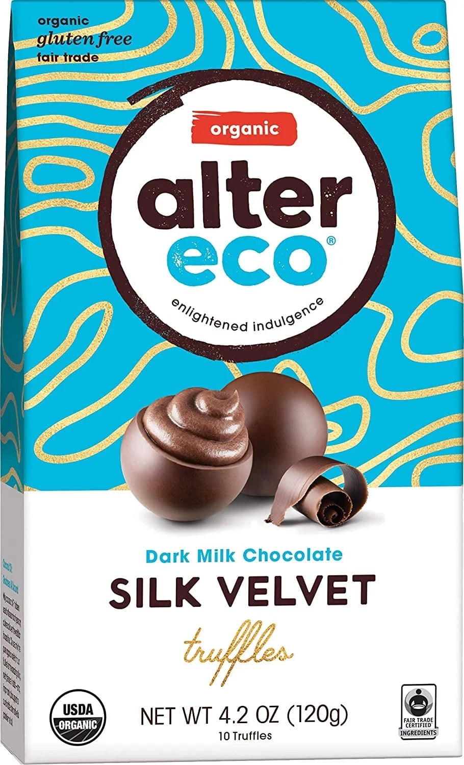 Organic Dark Milk Chocolate Truffles 4.2 oz U949226