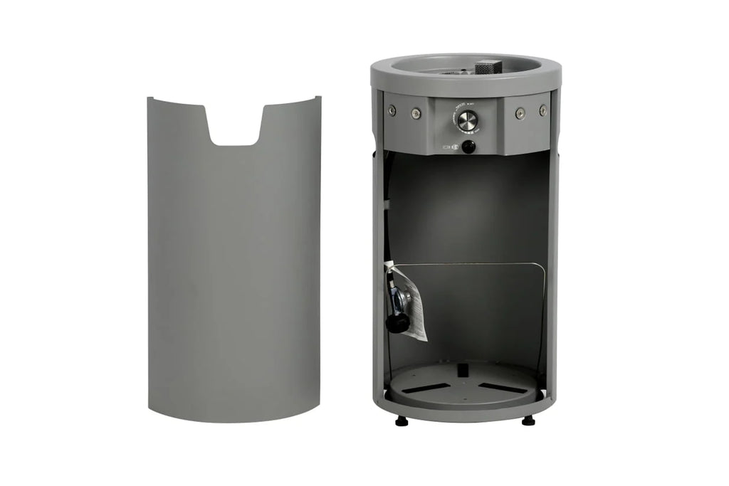 28-inch Propane Gas Outdoor Fire Pit, Matte Black D293679