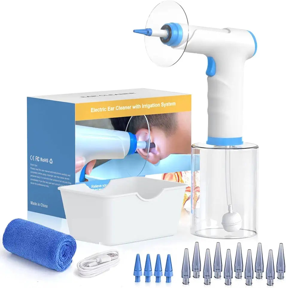 Electric Ear Wax Removal Kit with 4 Pressure Settings Ear Cleaning Irrigation Kit I727