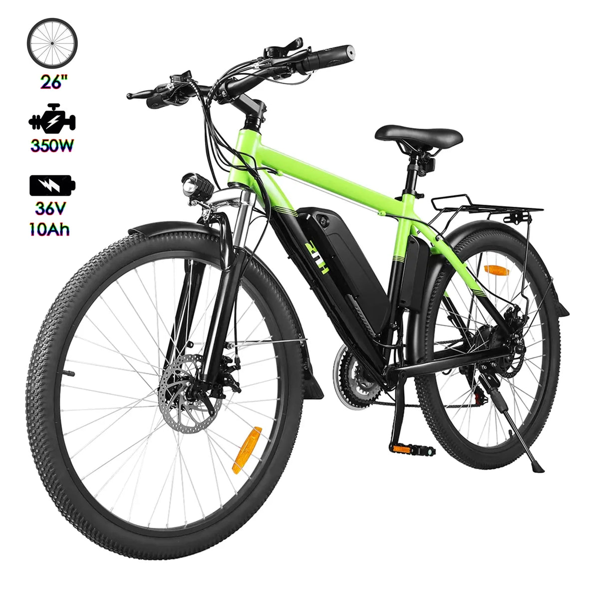 Electric Mountain Bike 350W 21 Speed Black N6719