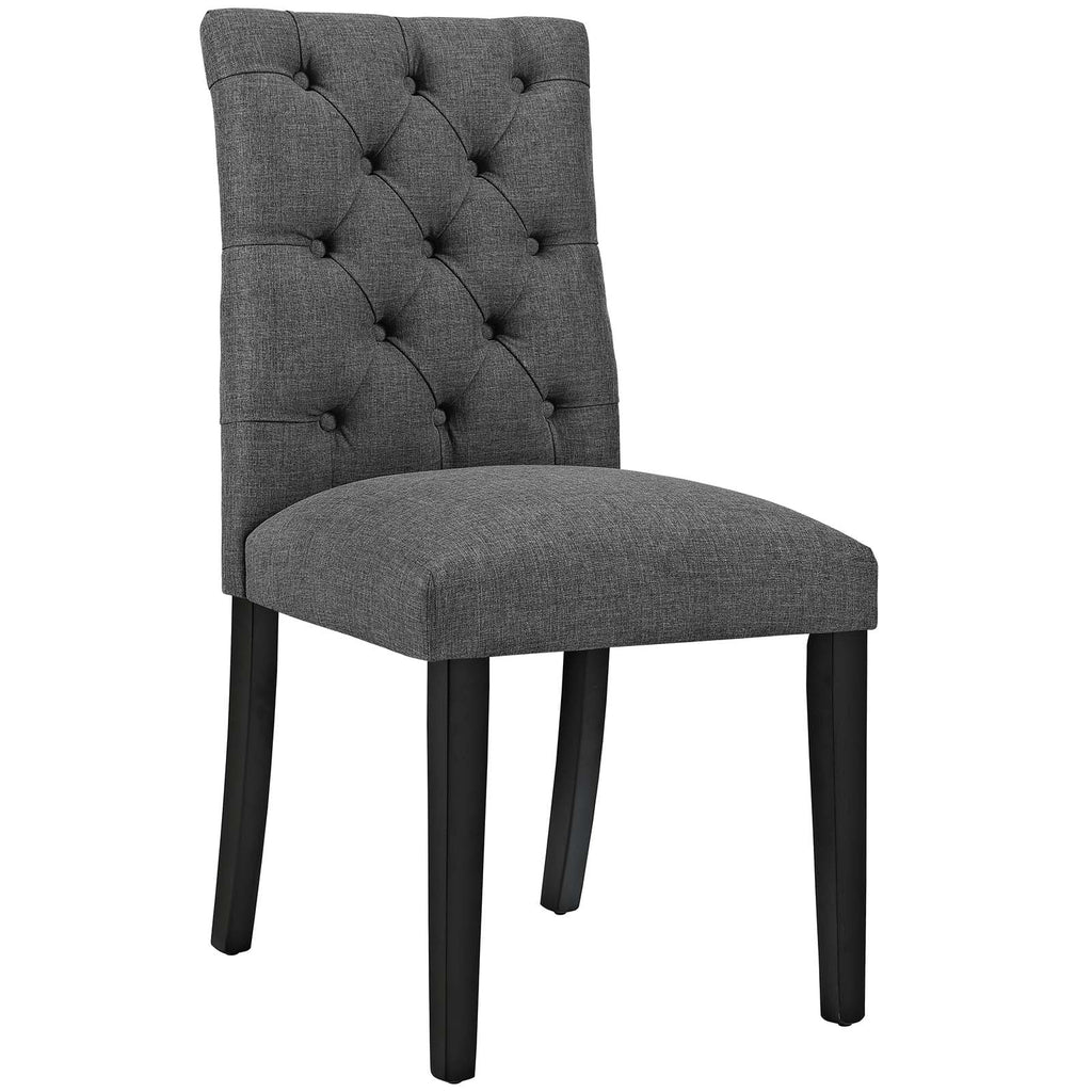 Gray Fabric Dining Chair Set of 4 T72631