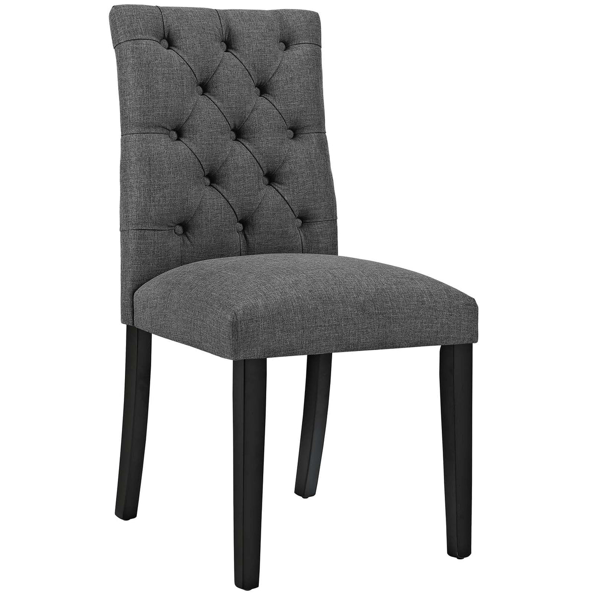 Gray Fabric Dining Chair Set of 4 T72631