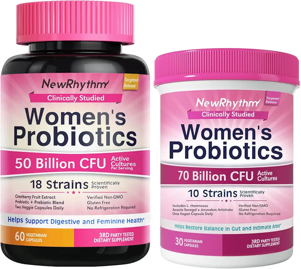 Women's Probiotics 50 Billion CFU & 70 Billion CFU Pack of 2 A5103