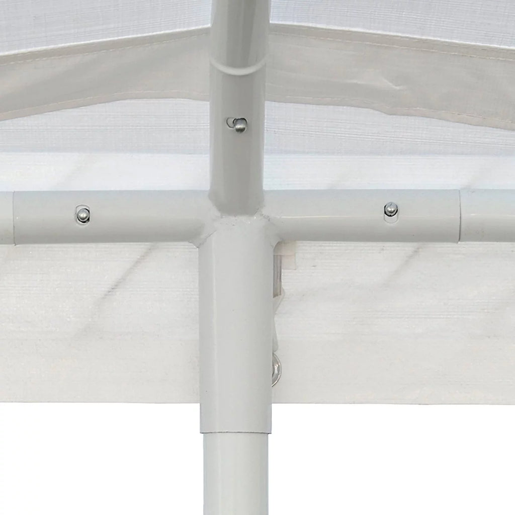 10' x 20' x 8.5' Metal Steel Frame & Polyester Top Carport Shelter H799397