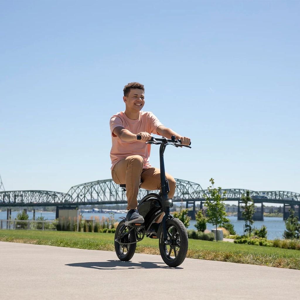 Folding Electric Bike, Black L61772