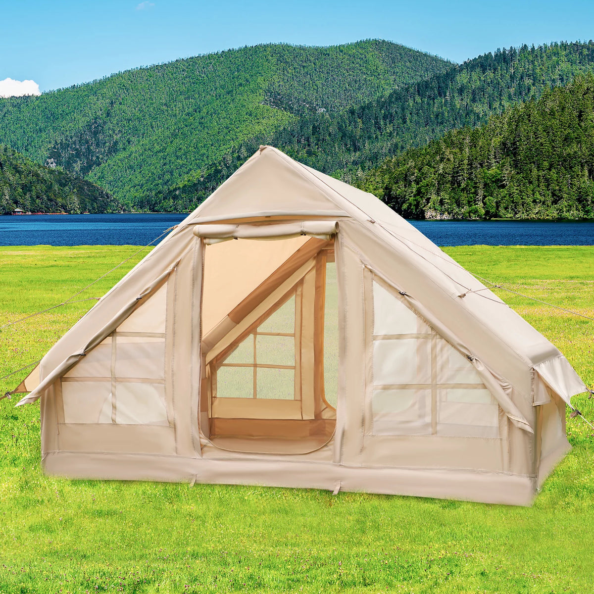 Inflatable Camping Tent with Pump A92242