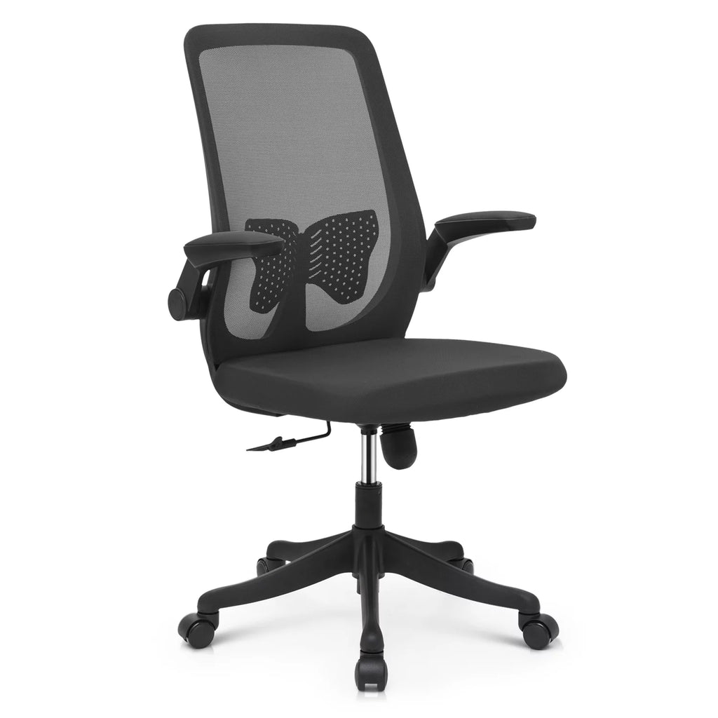 Black Adjustable Mesh Office Chair with Armrest K996