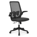Black Adjustable Mesh Office Chair with Armrest K996