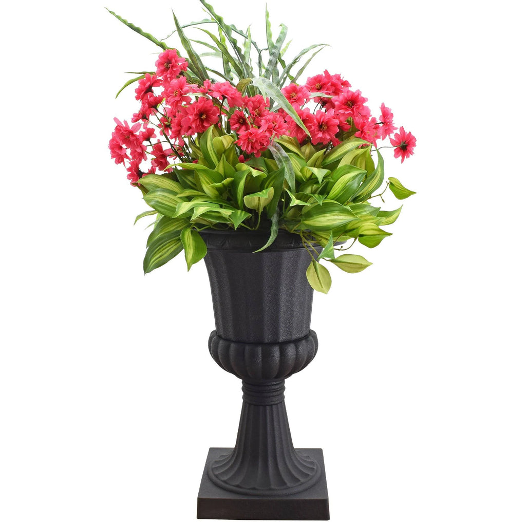 Black Plastic Urn Pack of 2 Q404