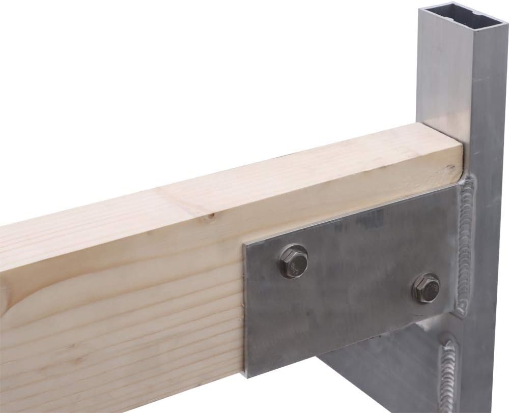 Adjustable Aluminum Roof Ladder Rack Bracket Kit O477