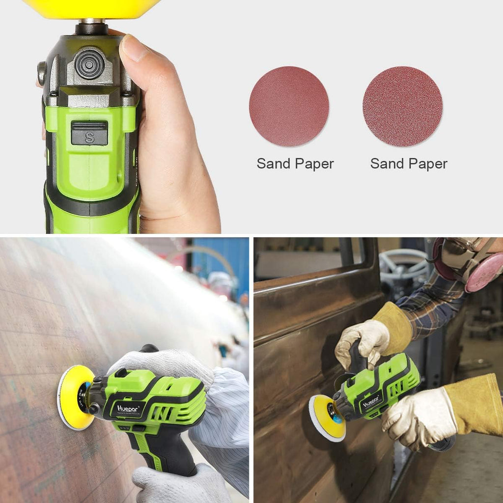 3-inch Cordless Variable Speed Polisher/Sander with 2 Li-ion Batteries Z529