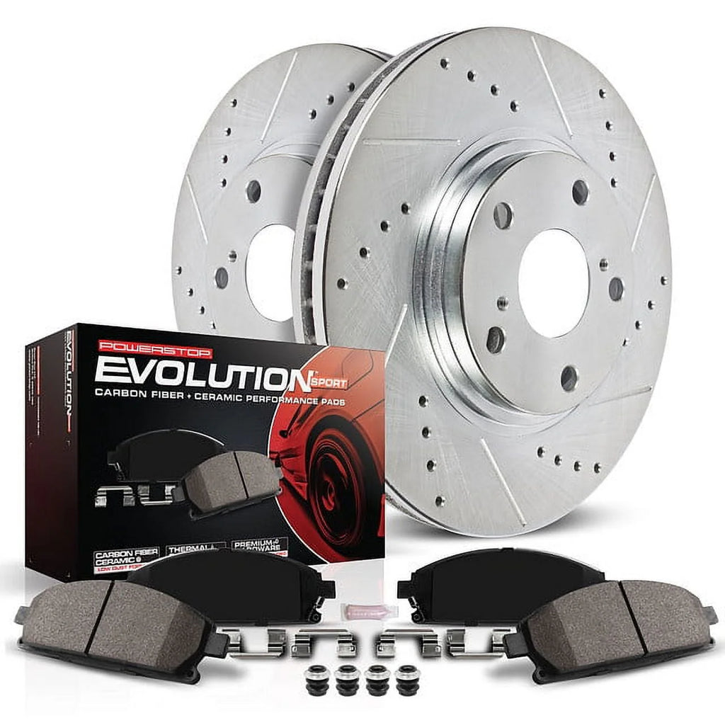 Rear Drilled & Slotted Ceramic Brake Kit A9268
