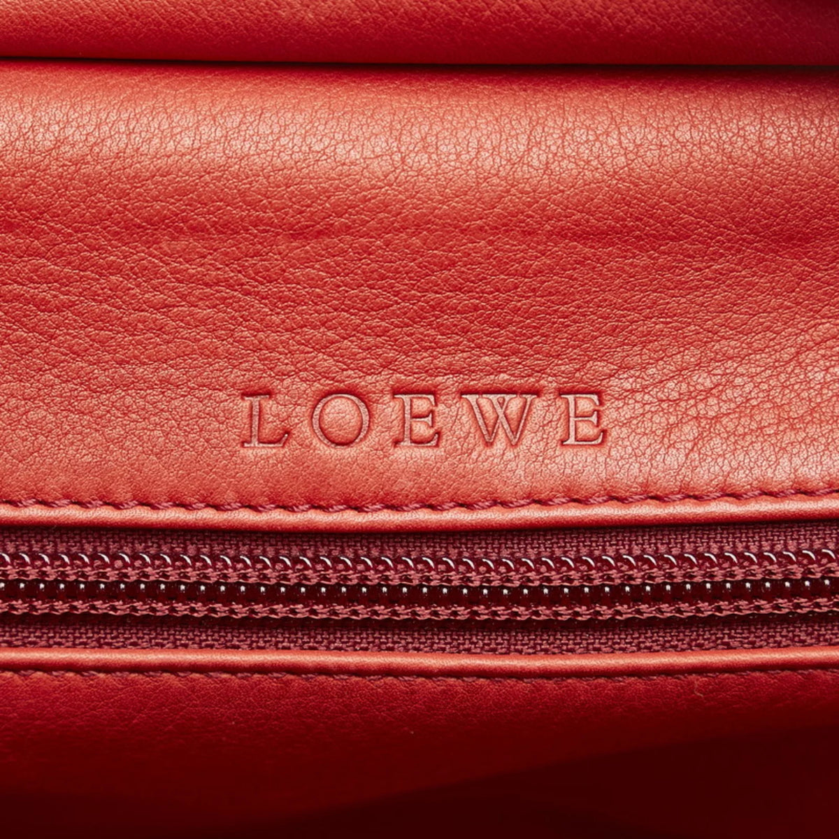 Red Suede Enamel Handbag I9926