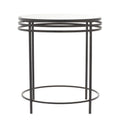 Grey Contemporary Metal Accent Table N70967