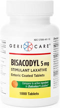 5 mg Coated Tablet Laxative 1000 Count D6691