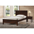 Cappuccino Wood Twin-Size Bed P426325