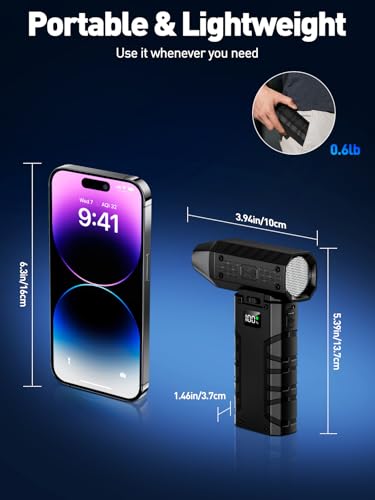 Cordless Electric Air Duster 130000RPM with LED Light L100