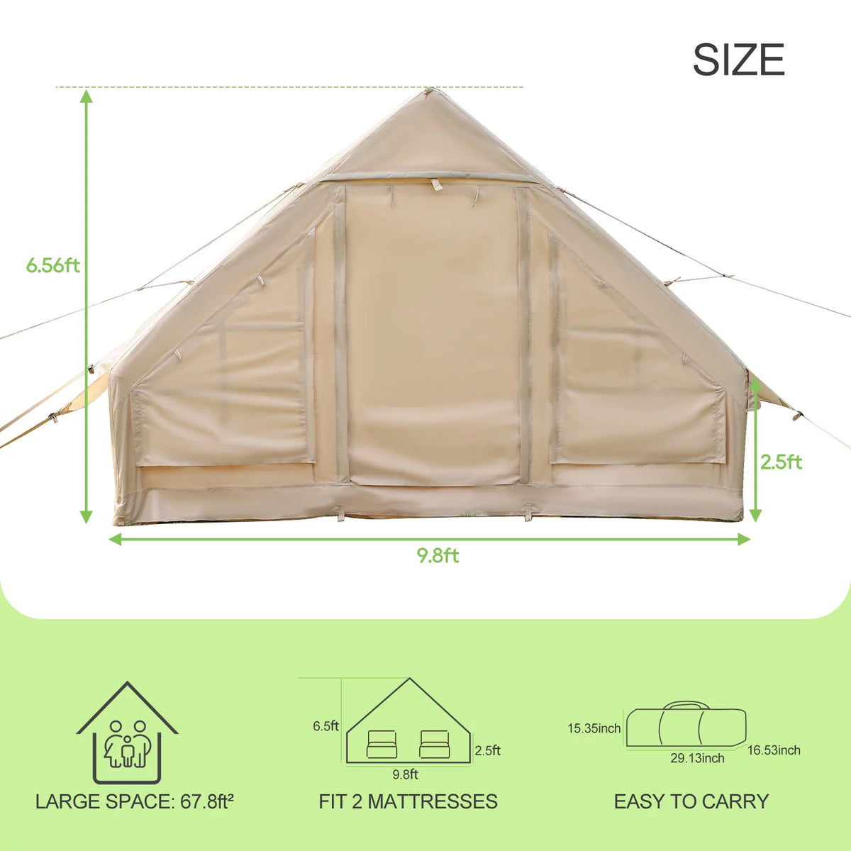 Inflatable Camping Tent with Pump A92242