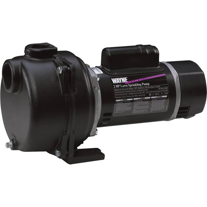 Cast Iron Self-Priming Centrifugal Water Pump 5,300 GPH 2 HP T12374