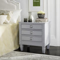3 Drawer Wood Nightstand R526