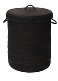 Black Hamper with Lid Q4348