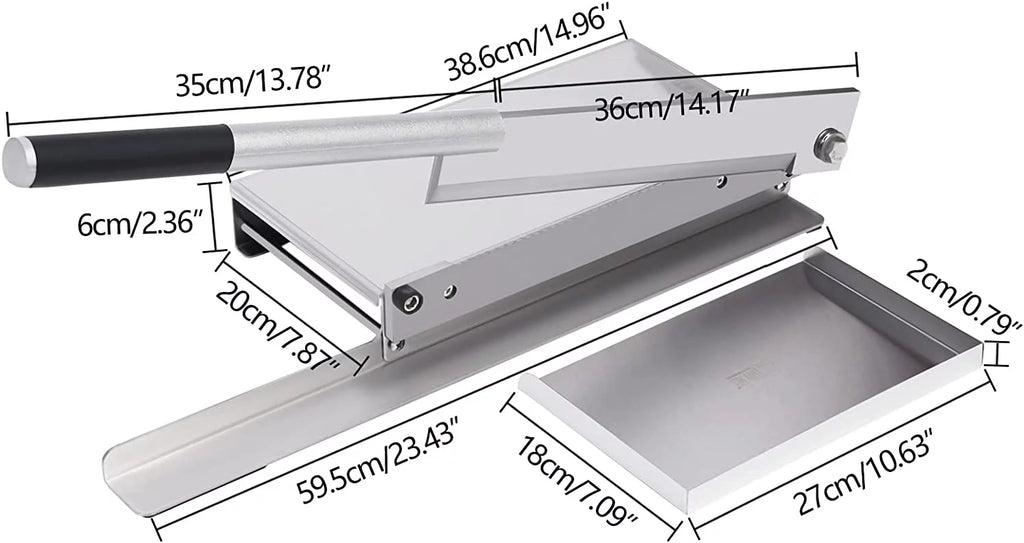 16 inch Manual Meat Bone Cutter Heavy Duty Slicer K8690