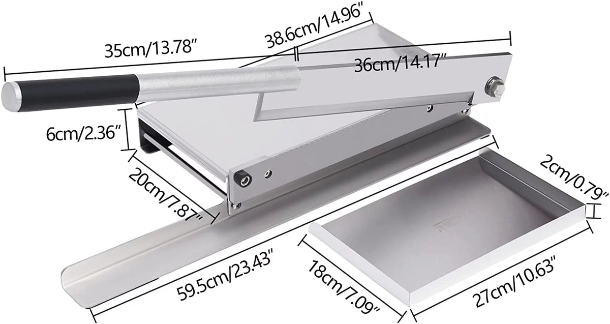 16 inch Manual Meat Bone Cutter Heavy Duty Slicer K8690
