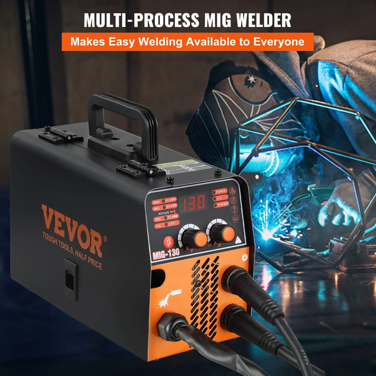 130A 3 in 1 MIG Welder with 1 KG Welding Wire A99969