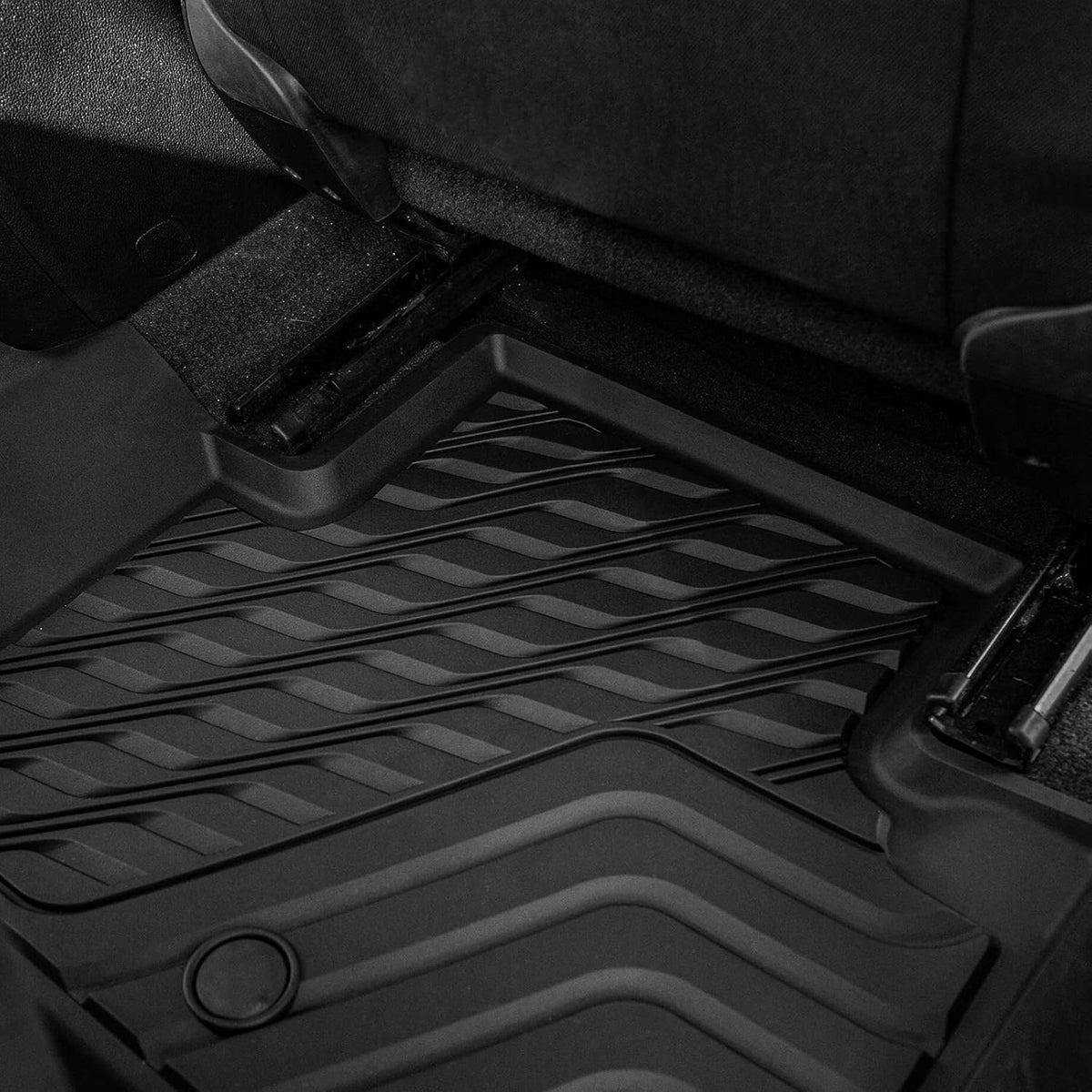 Black TPE All Weather Floor Mats 1st and 2nd Row Full Set P8768