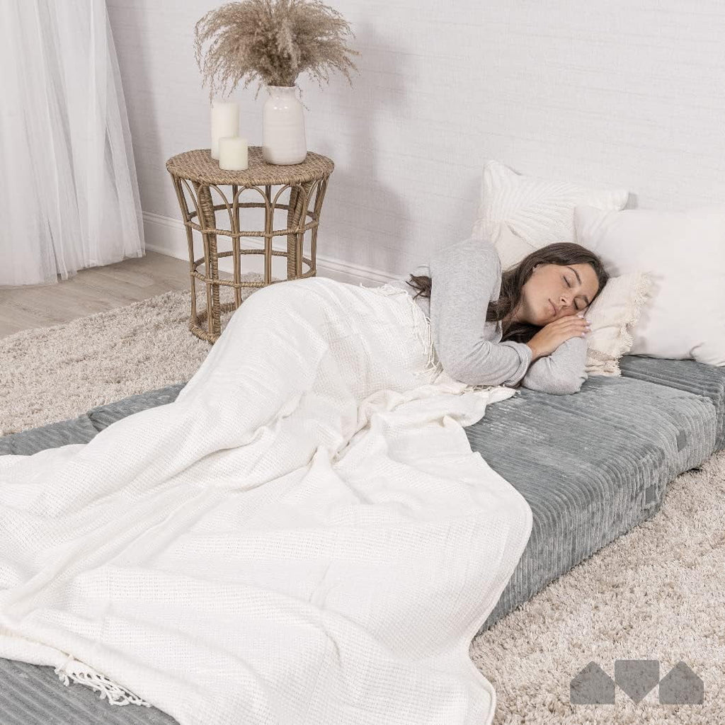 Tri Folding Memory Foam Sofa Mattress with Washable Cover, Twin Size A4750