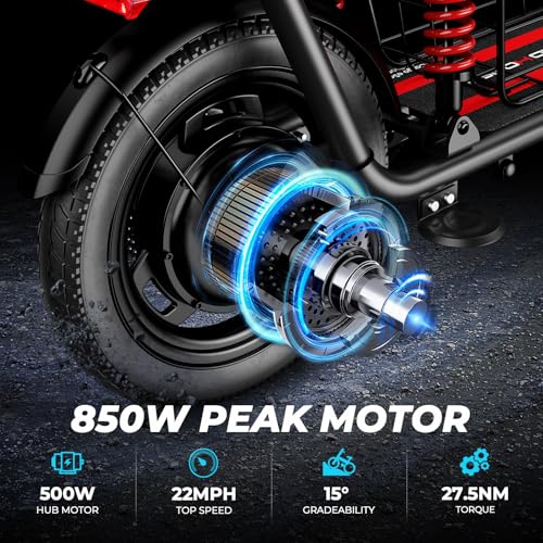 14” Tire 500W Electric Scooter with Seat Z81606