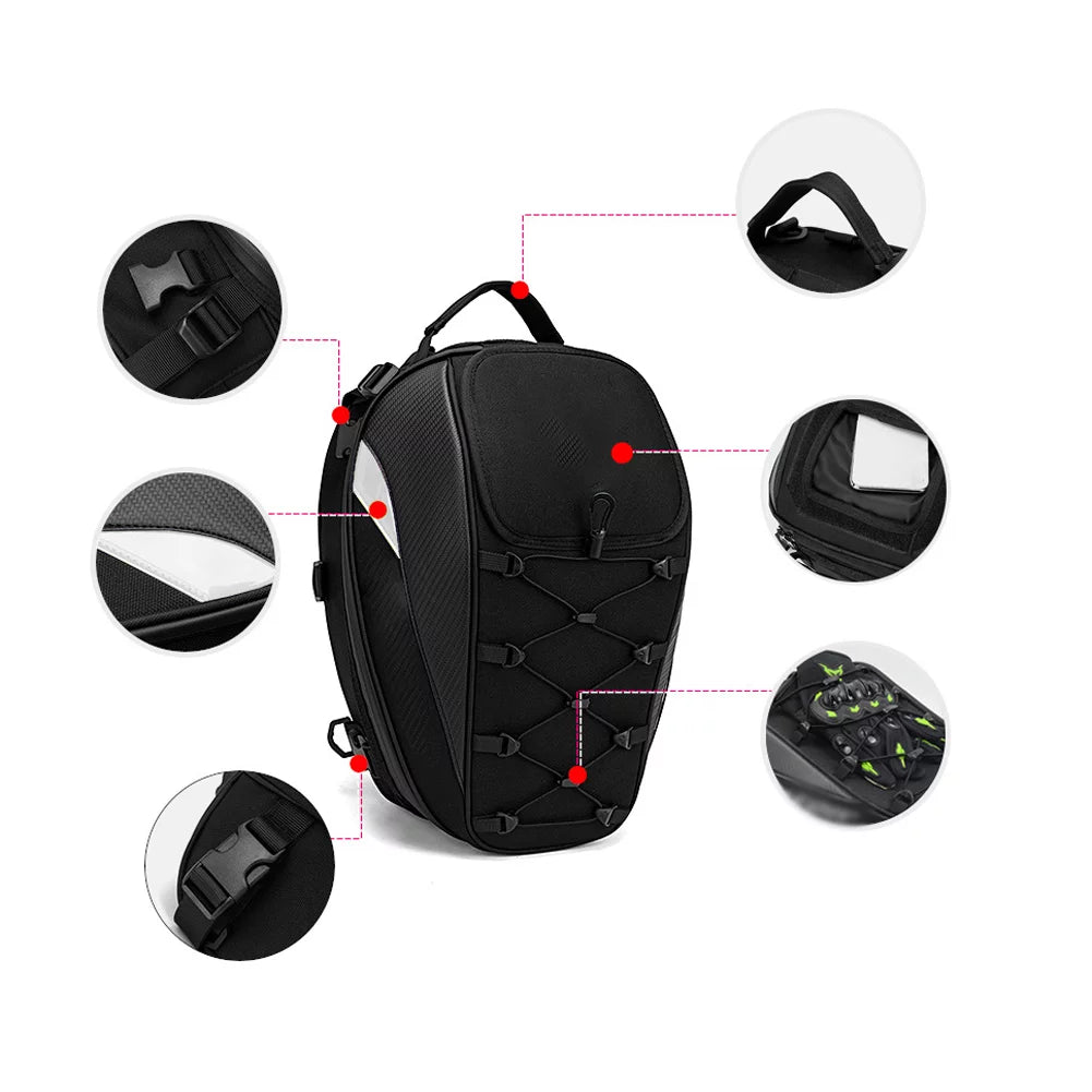 Waterproof Motorcycle Tail Bag 30L-40L Z99931