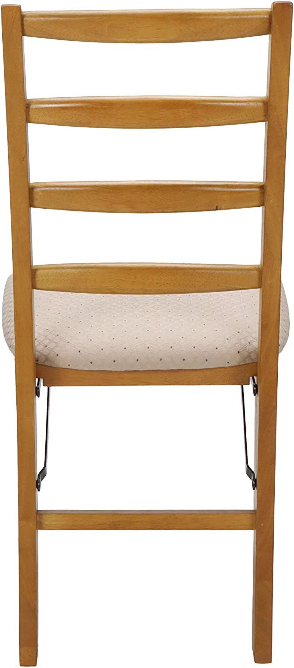 Oak Ladderback Folding Chair Set of 2 I23933