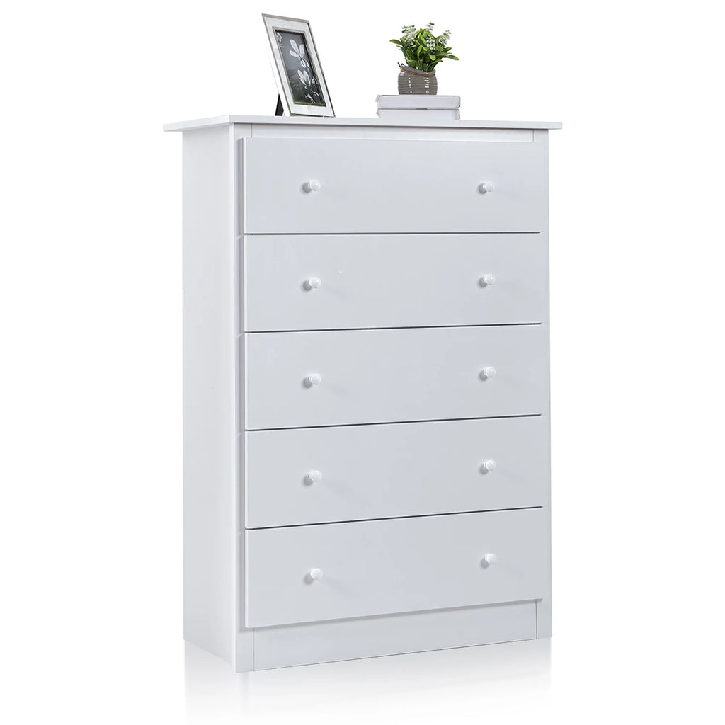 5 Drawer Espresso Dresser F7038