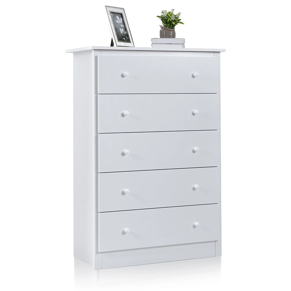 5 Drawer Espresso Dresser F7038