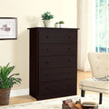 5 Drawer Espresso Dresser F7038