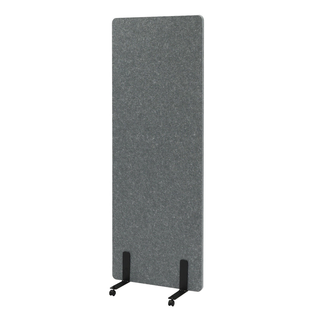 Freestanding Acoustic Room Divider with Lockable Wheels R831
