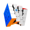 Black Magnetic 4x4x4 Stickerless Speed Cube Q781