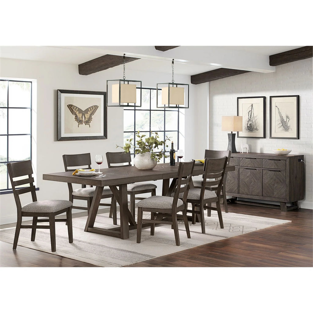 Wood Trestle Table B74809
