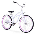 Women's Single Speed 26 White/Pink O800663
