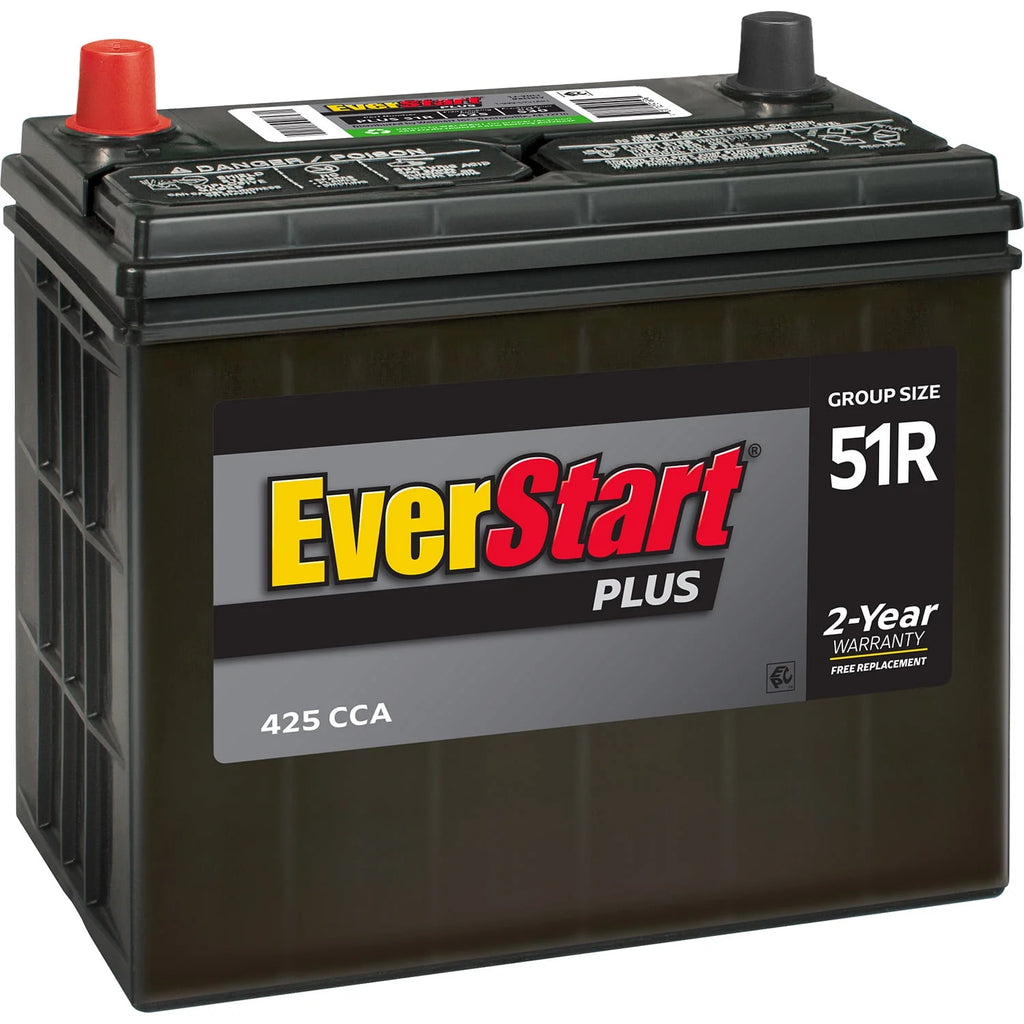 Lead Acid Automotive Battery Group Size 51R 12 Volt 425 CCA F49572