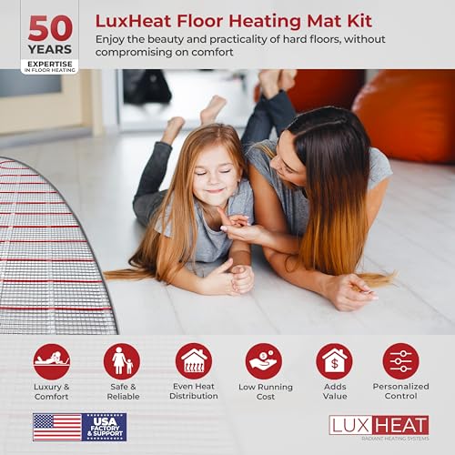 120v Electric Radiant Floor Heating System Mat Kit F246