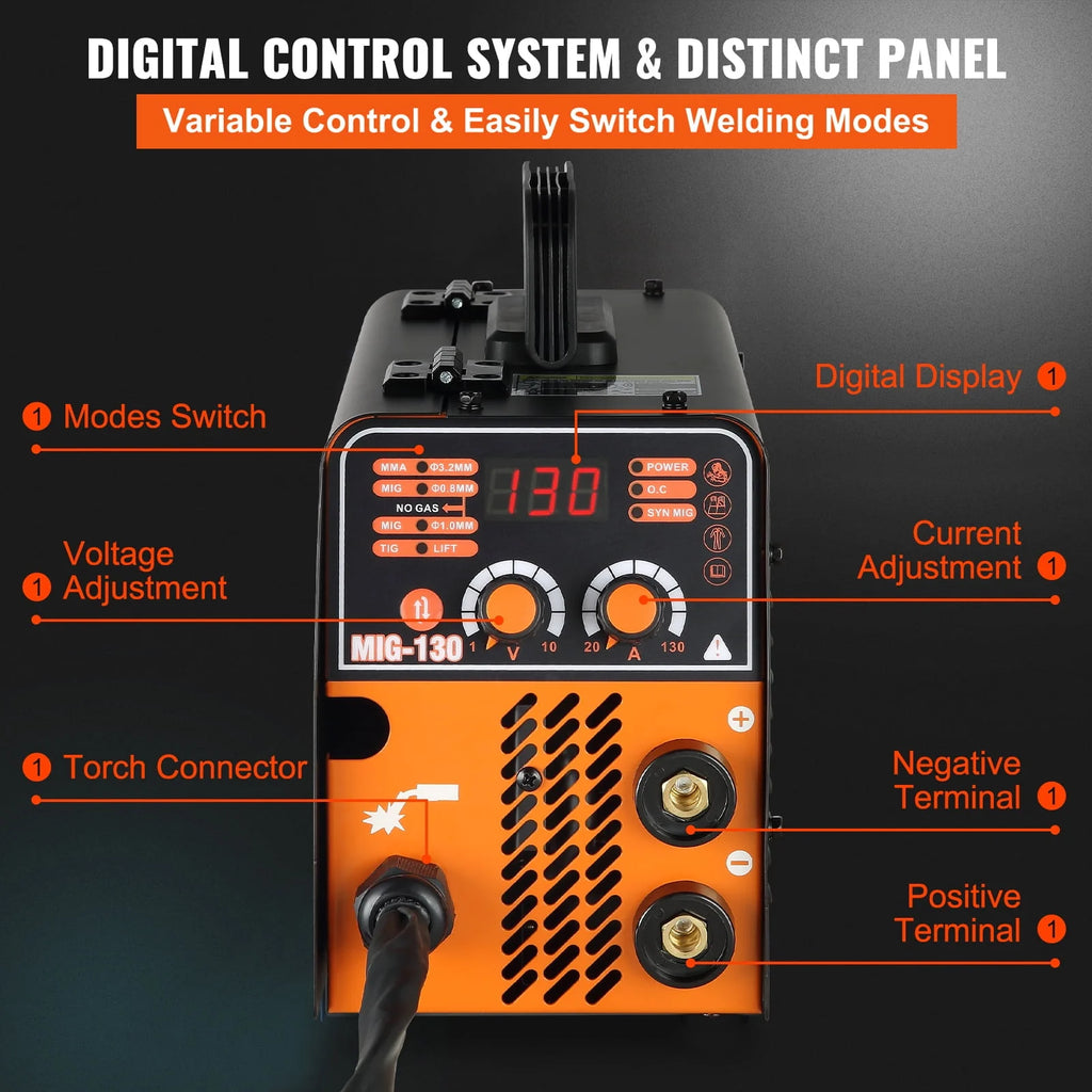 130A 3 in 1 MIG Welder with 1 KG Welding Wire A99969