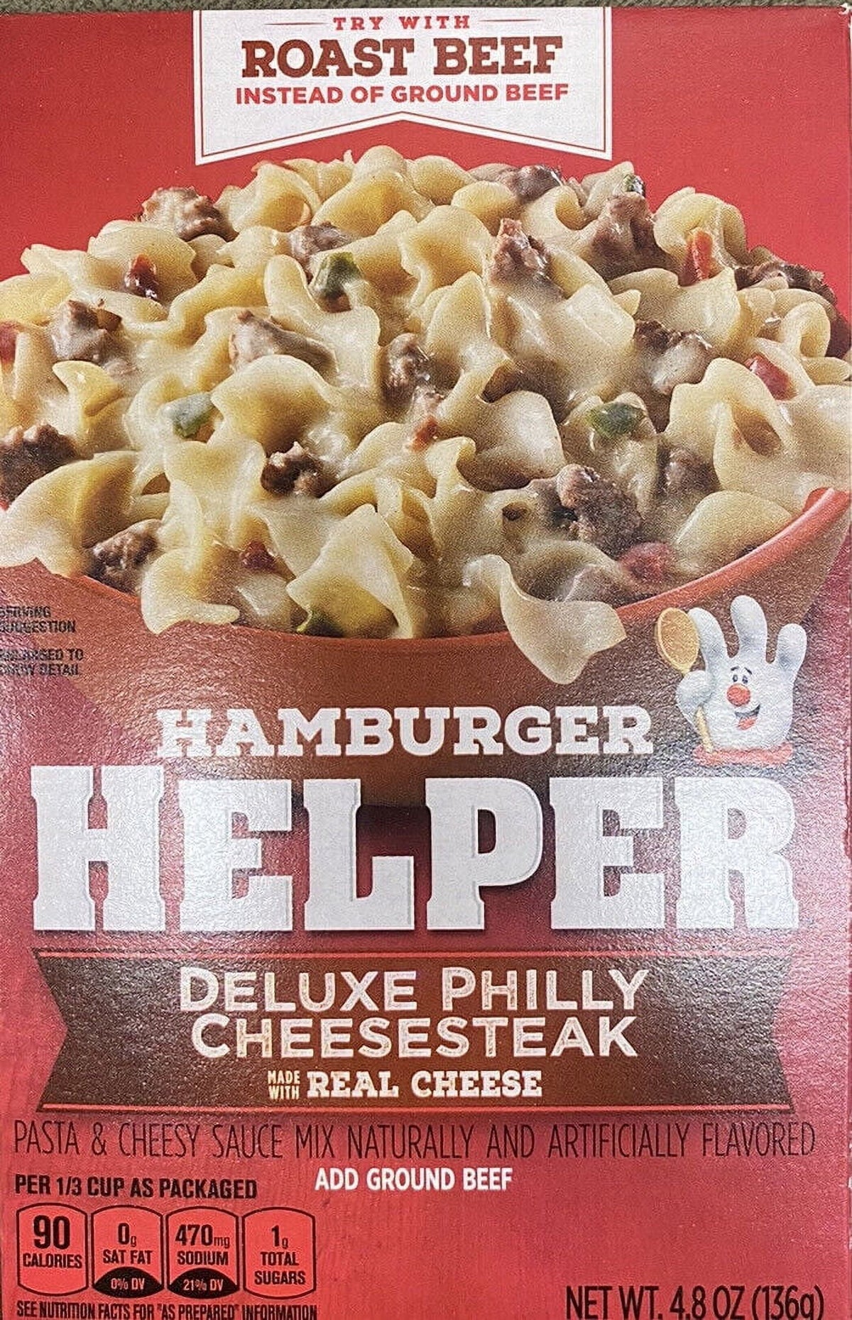 Hamburger Helper Philly Cheesesteak Mix 4.8 oz 2 Pack A86427