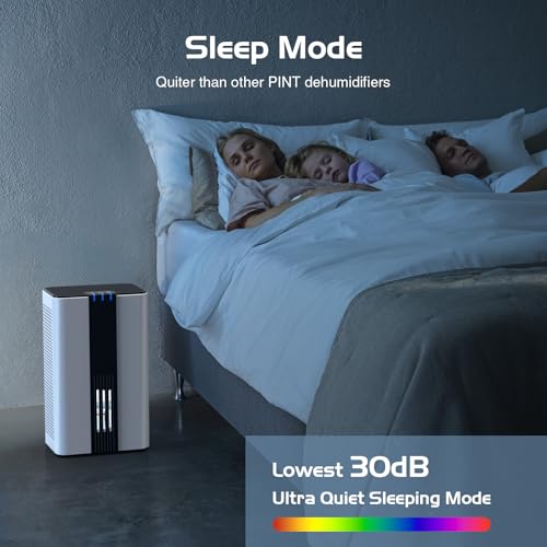 850 Sq.Ft 86OZ Water Tank Dehumidifier with Timer Auto Shut Off P559