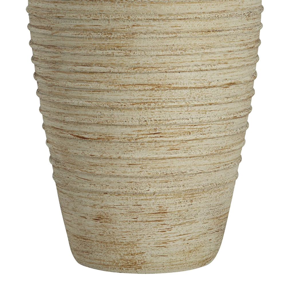 28" Tall Table Lamp with Cream Linen Drum Shade V74842