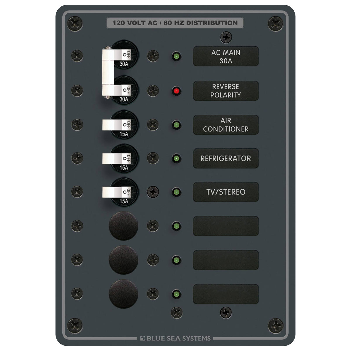 AC Main +6 Position Breaker Panel T975